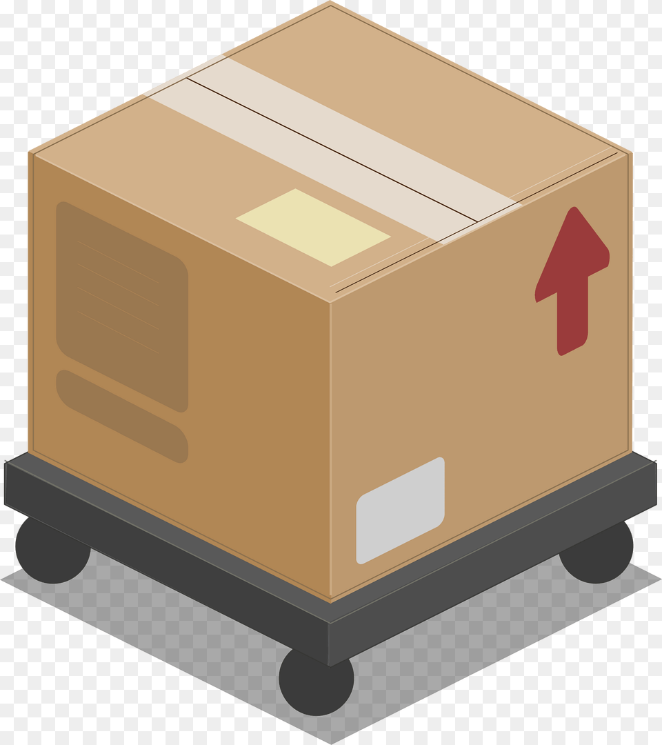 Light Brown Carton Box Clipart, Cardboard, Package, Package Delivery, Person Png Image
