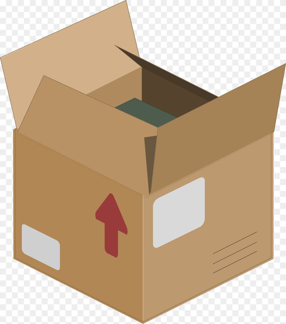 Light Brown Carton Box Clipart, Cardboard, Package, Package Delivery, Person Free Png Download