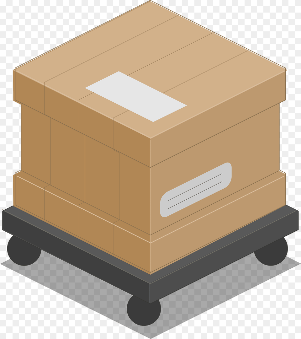 Light Brown Carton Box Clipart, Cardboard, Package, Package Delivery, Person Free Png