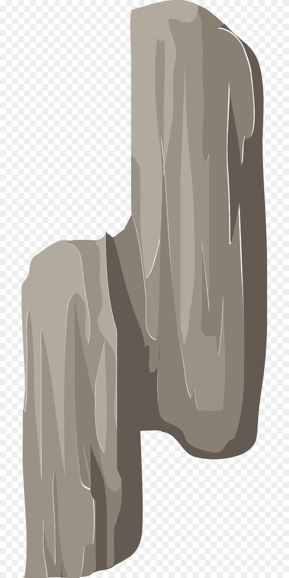 Light Brown Cliff Front Clipart, Rock, Plant, Tree, Diaper Free Png Download