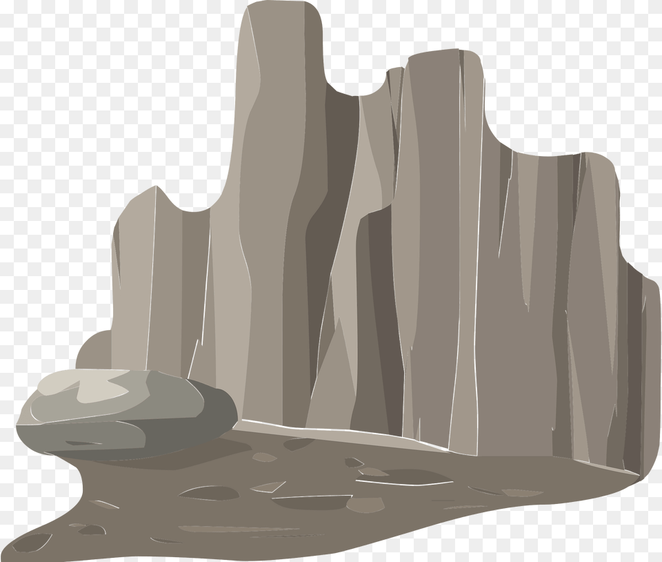 Light Brown Cliff Front Roof Clipart, Plant, Rock, Tree, Wood Png Image