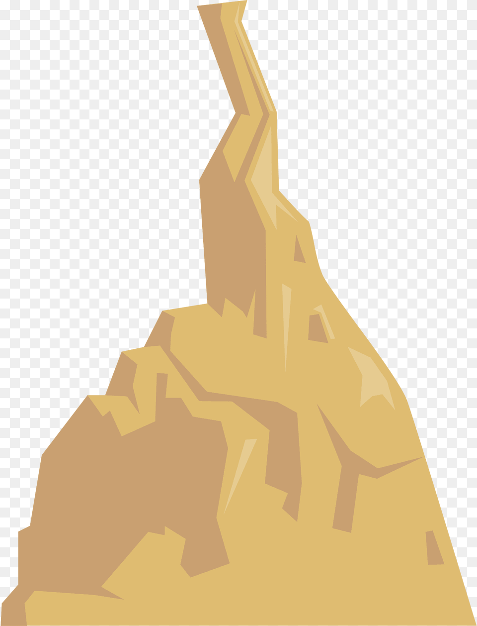 Light Brown Craggy Mountain Background Clipart, Person, Wood Free Transparent Png