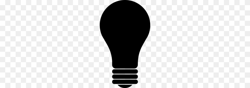 Light Bulb Gray Png Image
