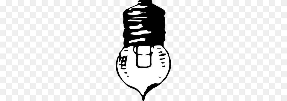 Light Bulb Stencil, Person, Lightbulb, Logo Png
