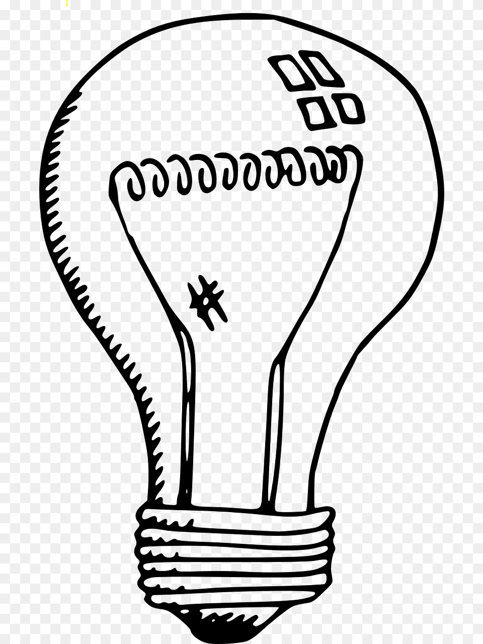 Light Bulb Clip Art, Gray Free Png Download