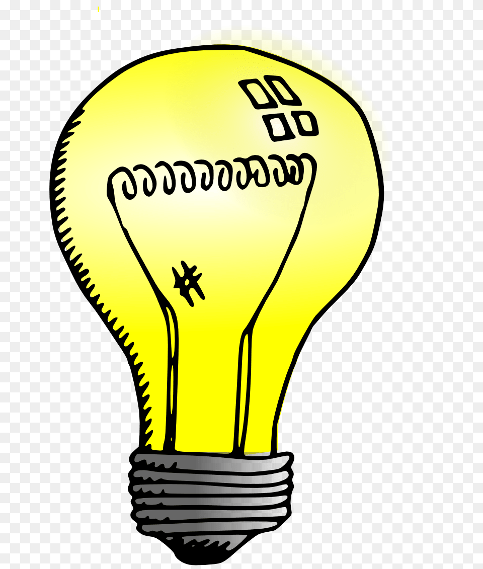 Light Bulb Drawing Transparent, Lightbulb, Person Free Png Download