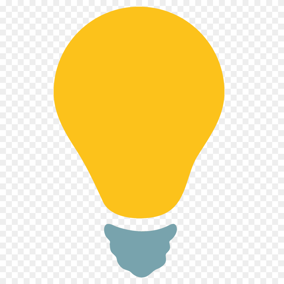 Light Bulb Emoji Clipart, Lightbulb, Astronomy, Moon, Nature Free Png Download