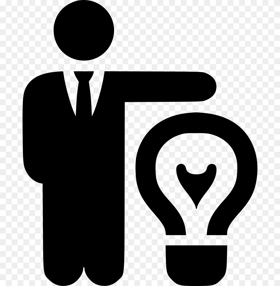 Light Bulb Founder Icon, Stencil, Clothing, Coat Png Image
