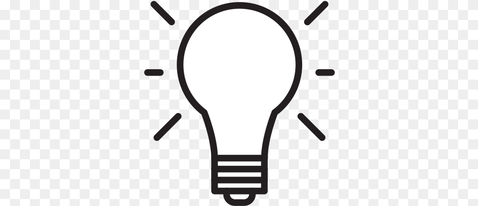 Light Bulb Icon Of Selman Icons Light Bulb Clipart Black And White, Lightbulb Free Transparent Png