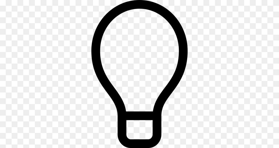 Light Bulb Icon And Vector For Free Download, Gray Png Image