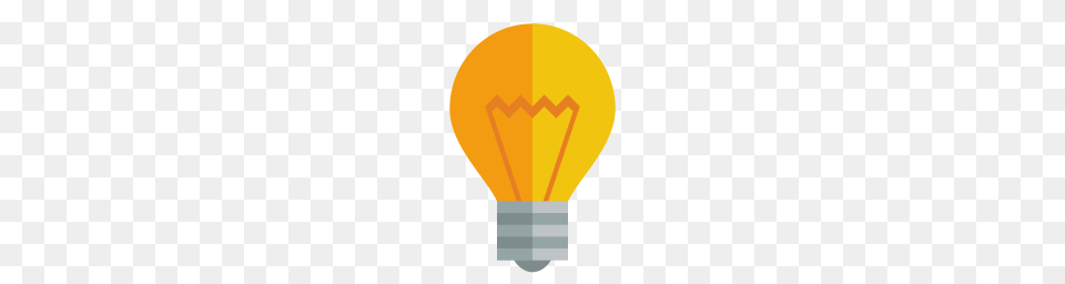 Light Bulb Icon Small Flat Iconset Paomedia, Lightbulb Free Png
