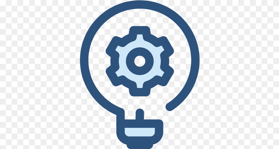 Light Bulb Icon The Roof, Machine, Gear Free Png