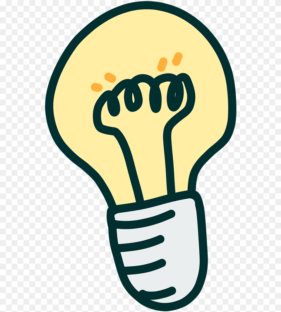 Light Bulb Idea Clipart, Lightbulb, Person Png Image
