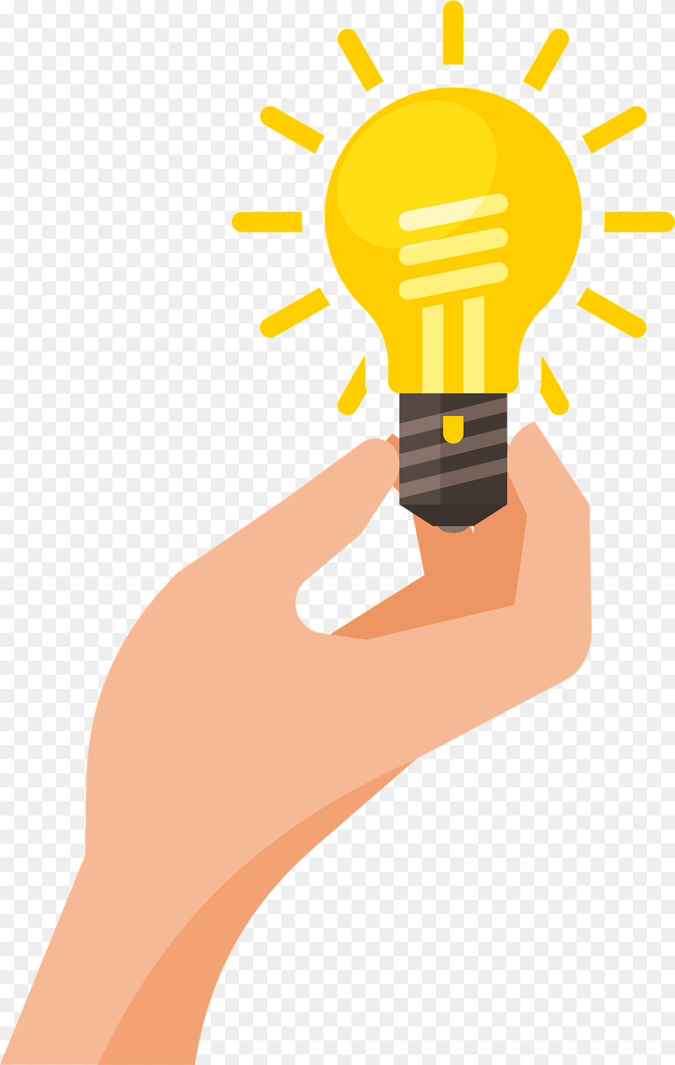 Light Bulb Idea Clipart, Lightbulb, Adult, Male, Man Free Png Download