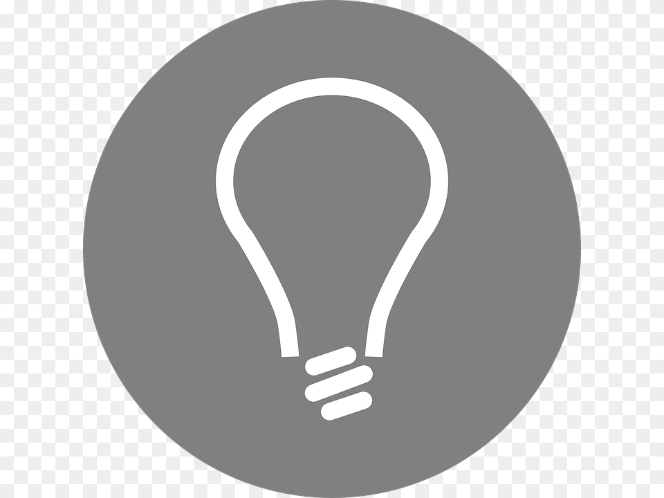 Light Bulb Idea Electric Bulb Electricity Energy Grey Light Bulb Icon, Lightbulb Png
