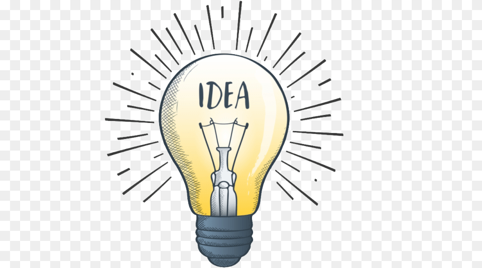 Light Bulb Idea Idea Bulb, Lightbulb, Cutlery, Fork Free Transparent Png