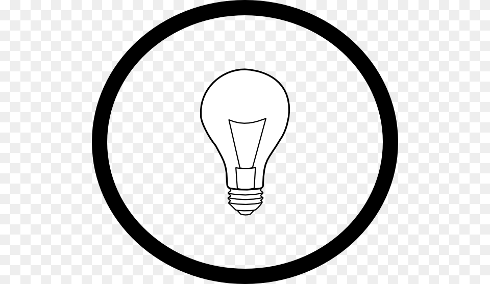 Light Bulb In Circle Clip Arts For Web, Lightbulb Free Png Download