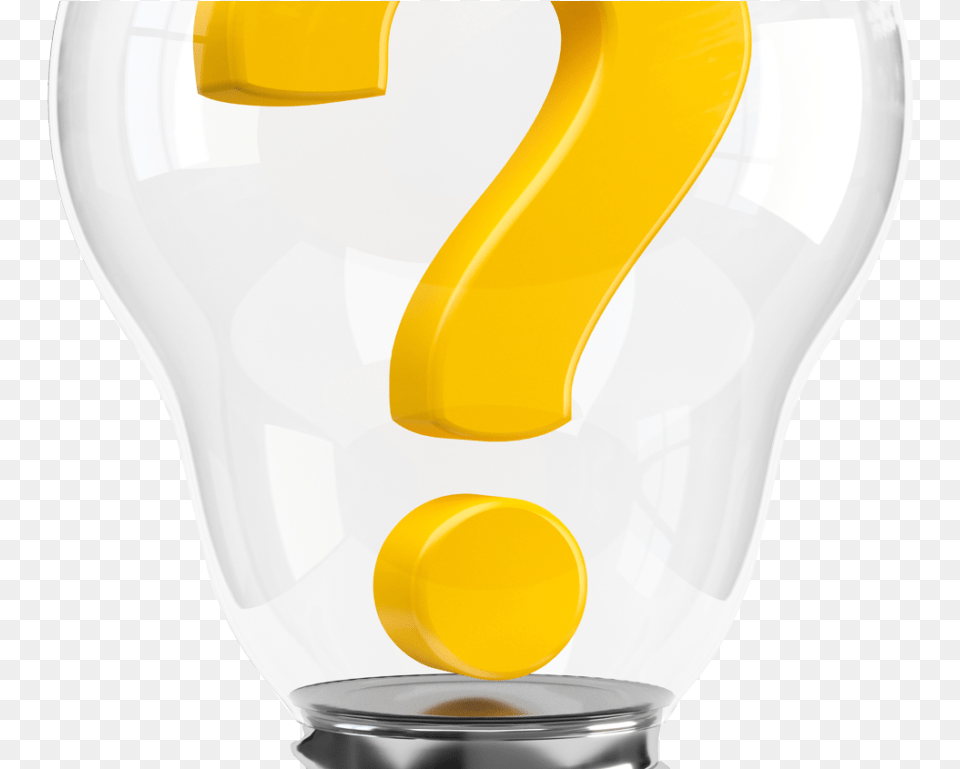 Light Bulb Light Bulb With Question Mark Light Bulb And Question Icon, Symbol, Number, Text, Glass Free Transparent Png