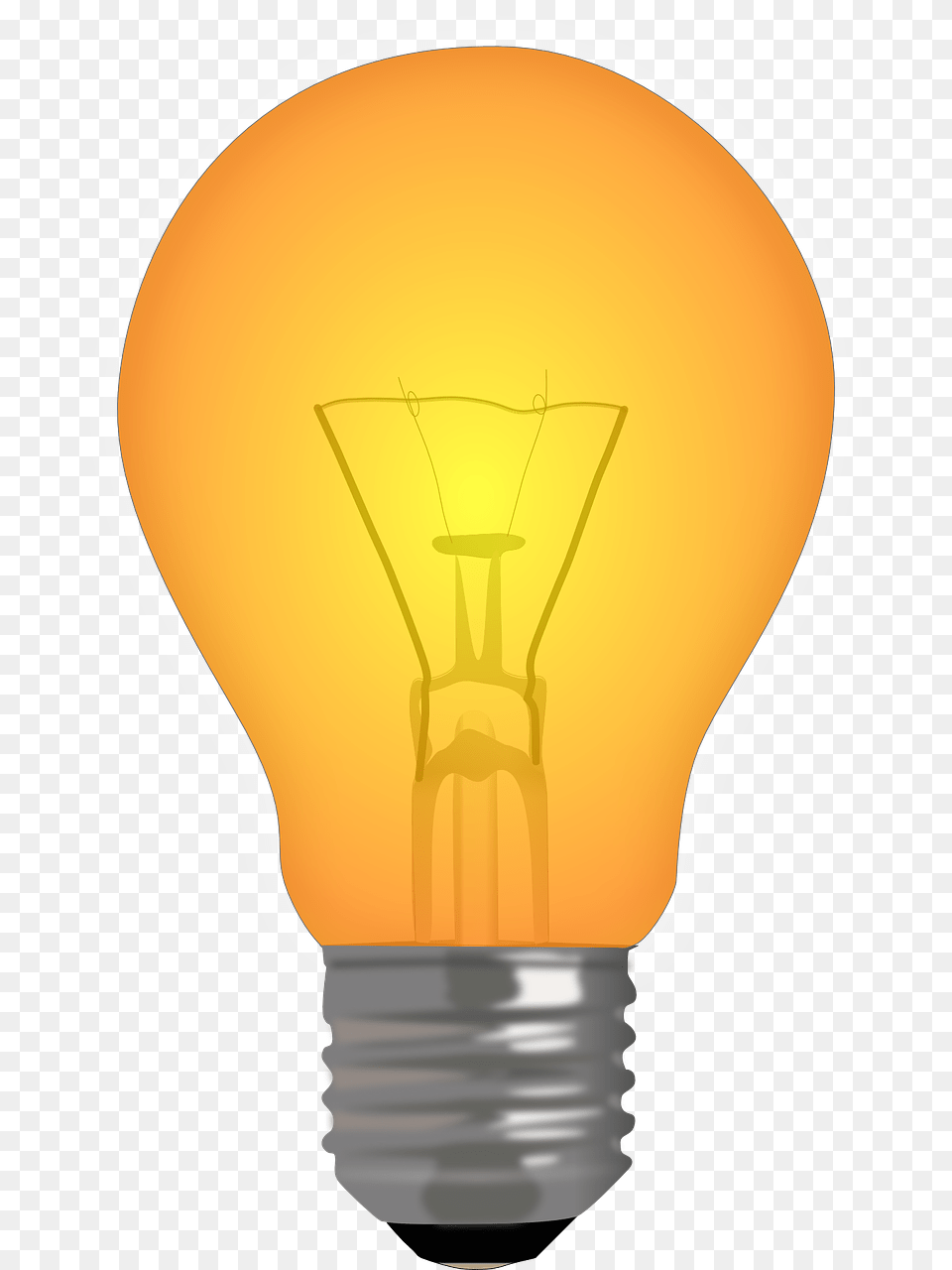 Light Bulb Lit, Lightbulb, Person Free Png