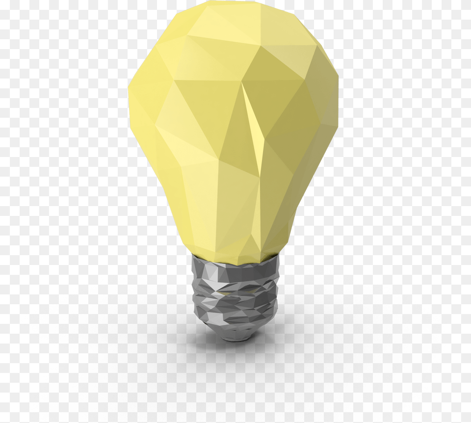 Light Bulb Model Low Poly, Lightbulb Free Png