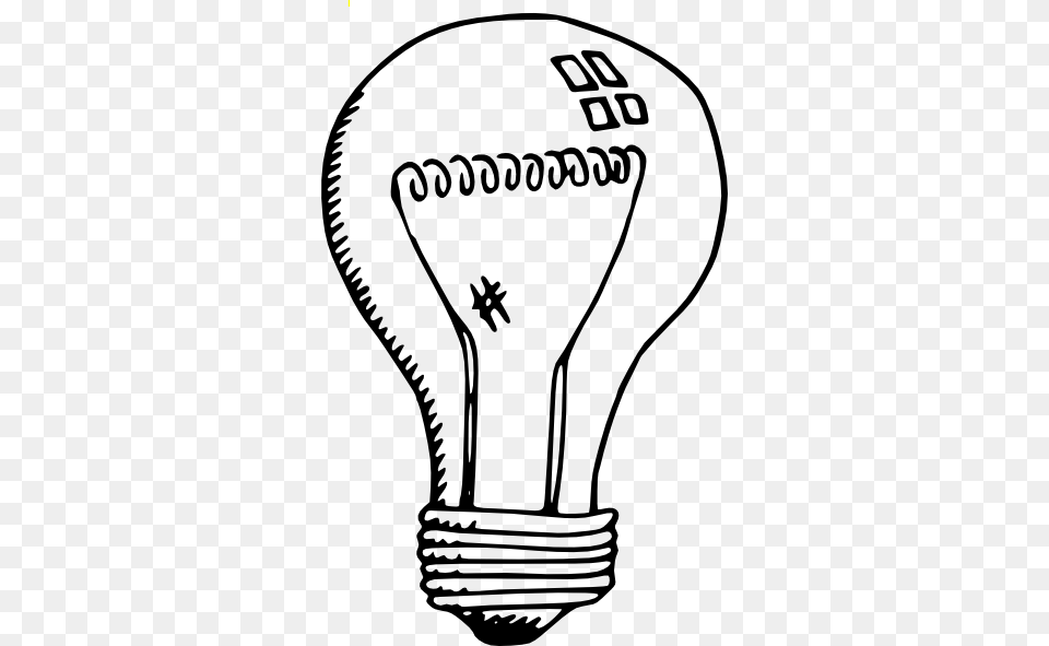 Light Bulb Outline, Lightbulb, Electronics, Headphones Png Image