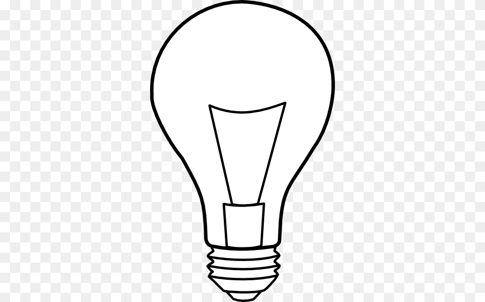Light Bulb Outline Clip Art, Lightbulb, Smoke Pipe Png Image