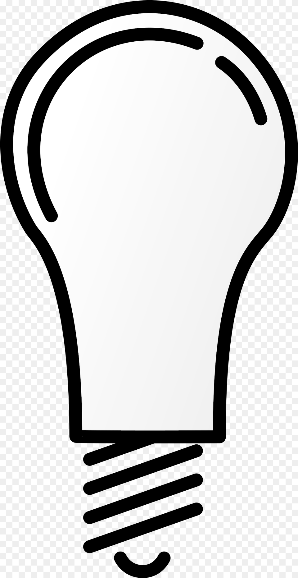Light Bulb Outline Clipart Best Background Light Bulb, Lighting, Stencil, Cutlery, Spoon Png Image