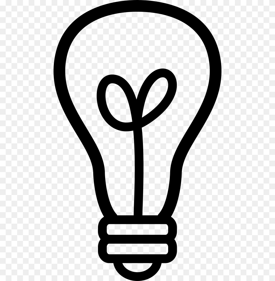 Light Bulb Outline Svg Icon Download Dont Drink And Drive, Lightbulb, Smoke Pipe, Stencil Free Png