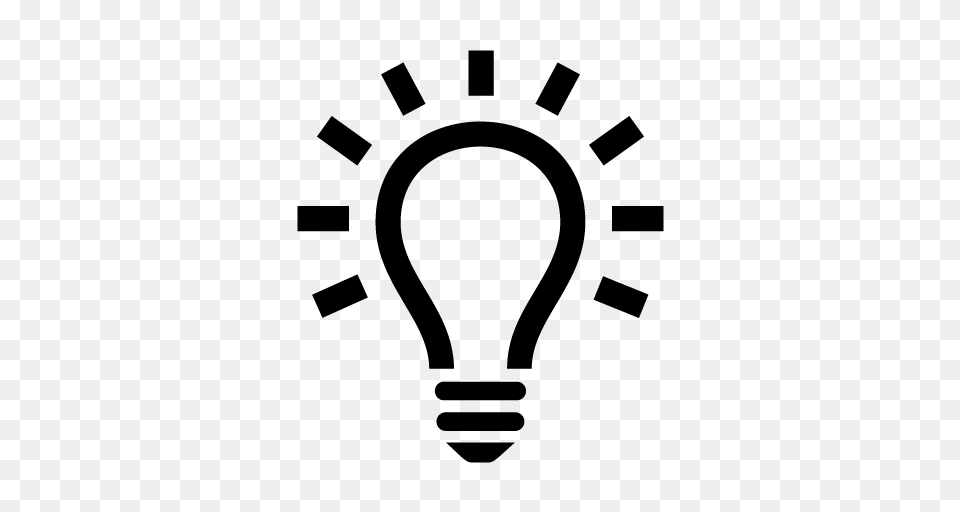 Light Bulb Pic, Gray Png