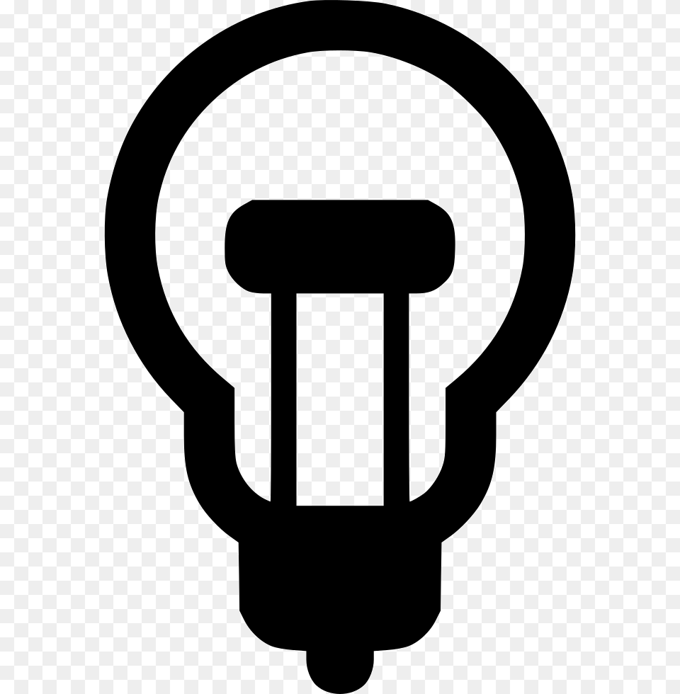 Light Bulb Powerpoint For Innovation, Stencil, Lightbulb Png