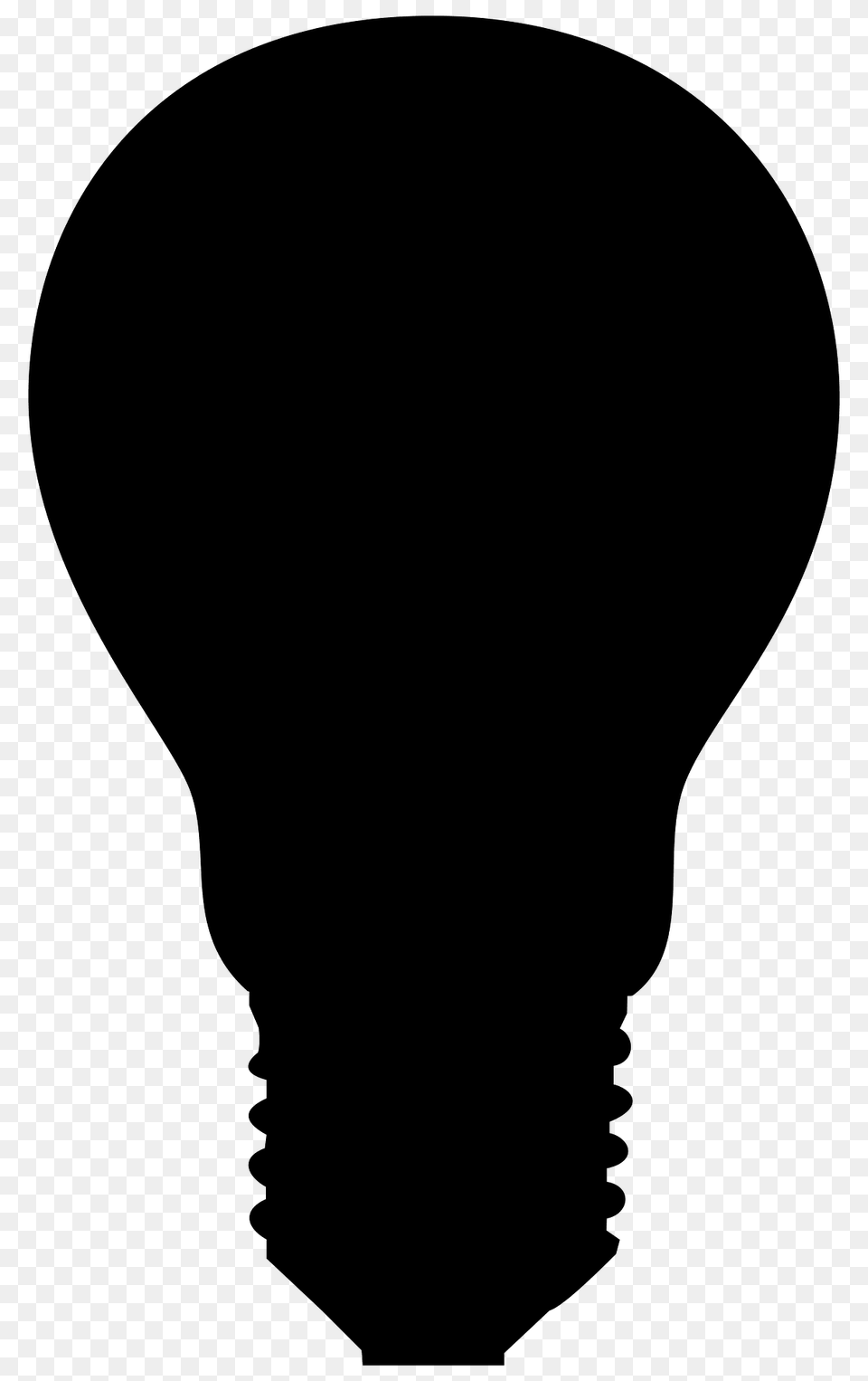 Light Bulb Silhouette, Person, Lightbulb Free Transparent Png