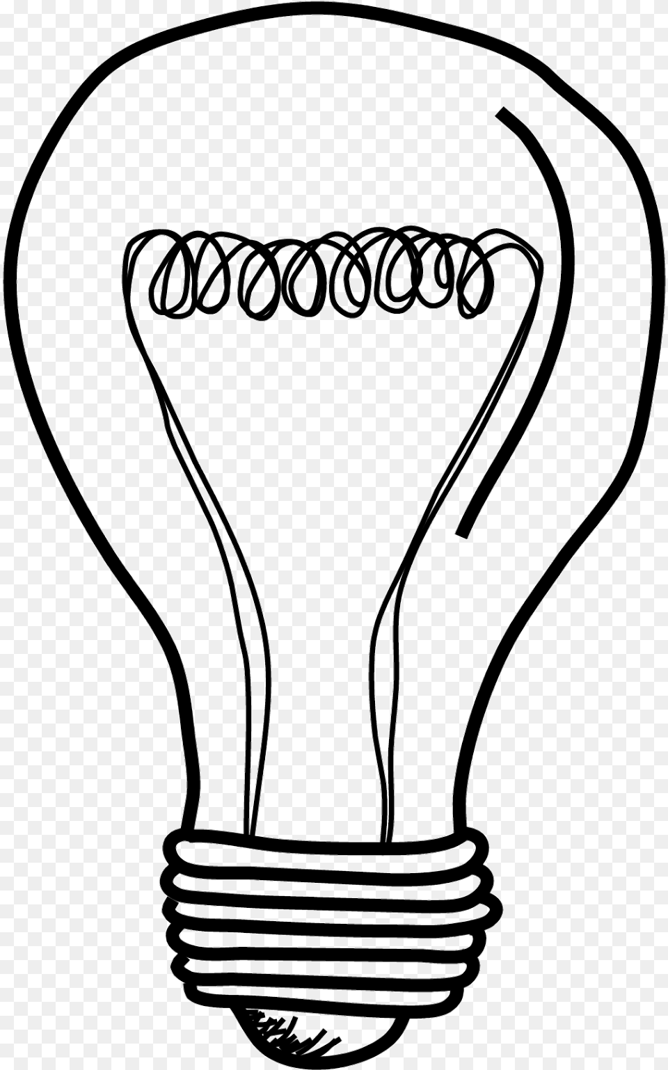 Light Bulb Sketch, Lightbulb, Bow, Weapon Png Image