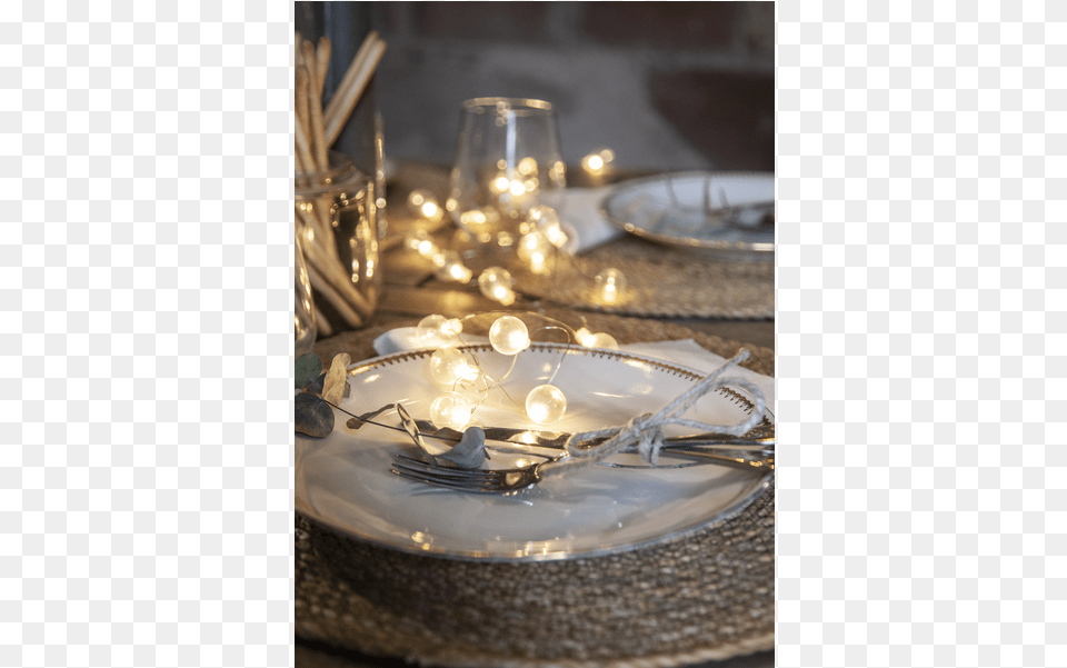 Light Chain Outdoor Globe Light Candle, Cutlery, Glass, Dining Table, Furniture Png Image