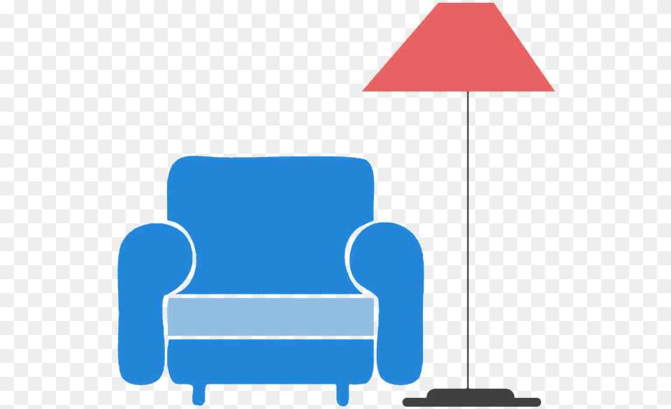 Light Chair Cliparts Home Chair Clipart, Lamp, Furniture, Armchair Free Png Download