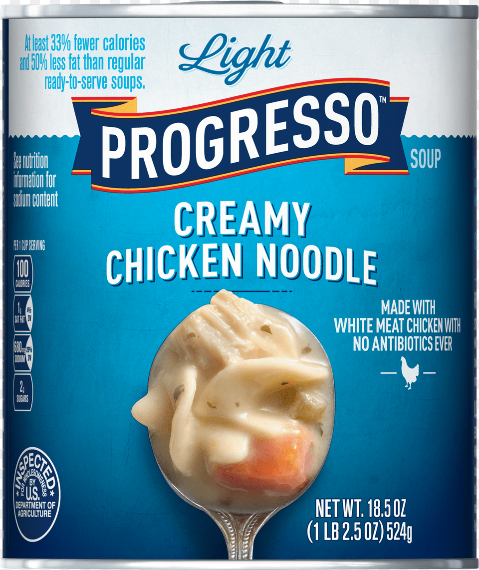 Light Chicken Soup Progresso Nutrition Facts, Cutlery, Cream, Dessert, Food Png Image