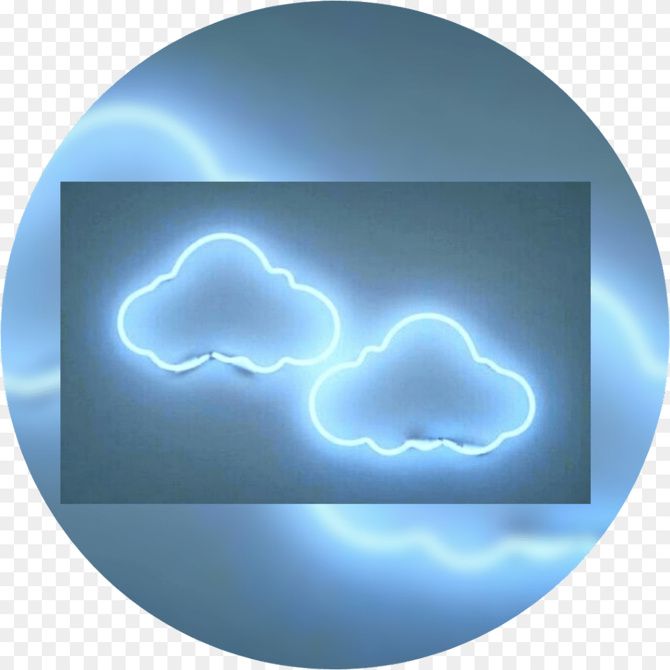 Light Cloud Blue Aesthetic Circle Blue Fondos Aesthetic Boy, Nature, Outdoors, Sky, Lightning Png