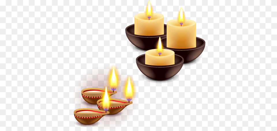 Light Combustion Flame Burning Transprent Candles, Diwali, Festival, Candle Png Image
