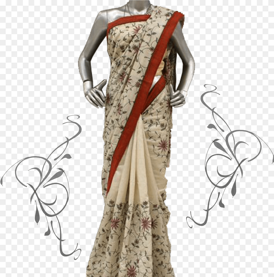 Light Cream Colour Silk Saree Color Combination For Banarasi Saree, Adult, Bride, Female, Person Free Png