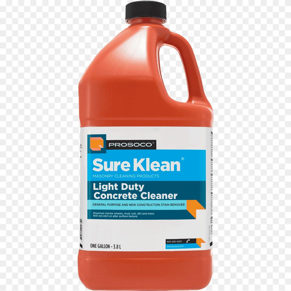 Light Duty Concrete Cleaner 1 Gal Prosoco Sure Klean, Food, Seasoning, Syrup, Beverage Png Image