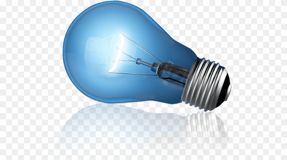 Light Electric Bulb Download Clipart Transparent Blue Light Bulb, Lightbulb, Appliance, Blow Dryer, Device Png