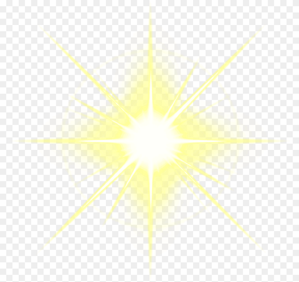 Light Flare Clipart Glowing Star Sparkle Picsart, Nature, Sun, Sky, Outdoors Png Image