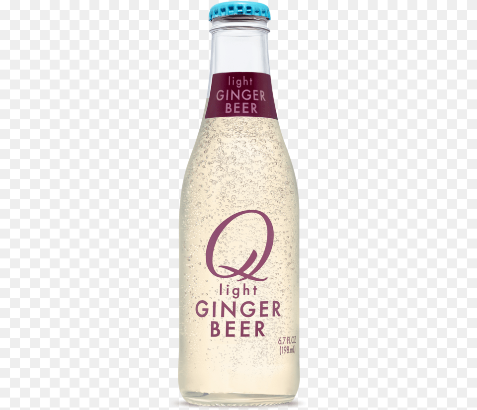 Light Ginger Beer Q Ginger Beer, Bottle, Alcohol, Beverage, Milk Free Png