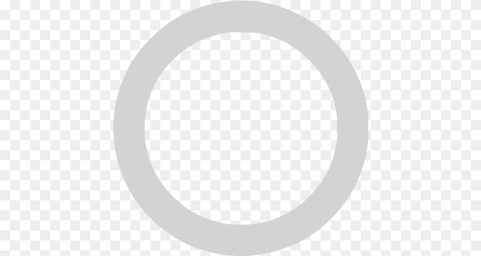 Light Gray Circle Outline Icon Logo White Circle, Oval Png