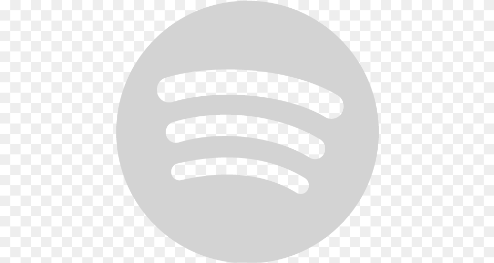 Light Gray Spotify Icon Spotify White Logo, Disk Free Png Download