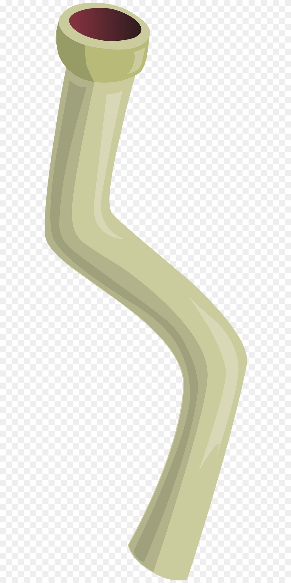 Light Green Bent Pipe Clipart, Smoke Pipe Free Transparent Png