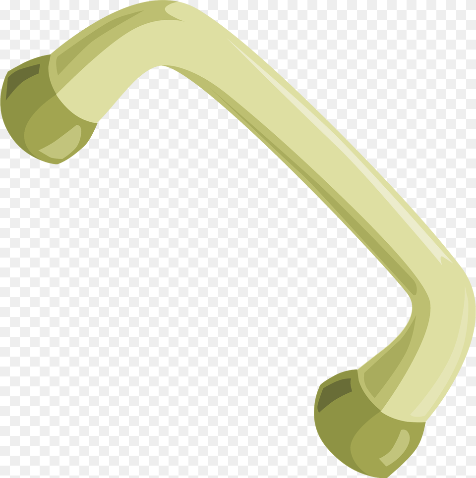 Light Green Bent Pipe Clipart, Handle Png