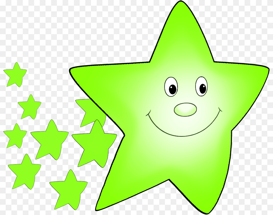 Light Green Comet Flying Stars Cartoons Gif, Star Symbol, Symbol, Nature, Outdoors Free Png Download