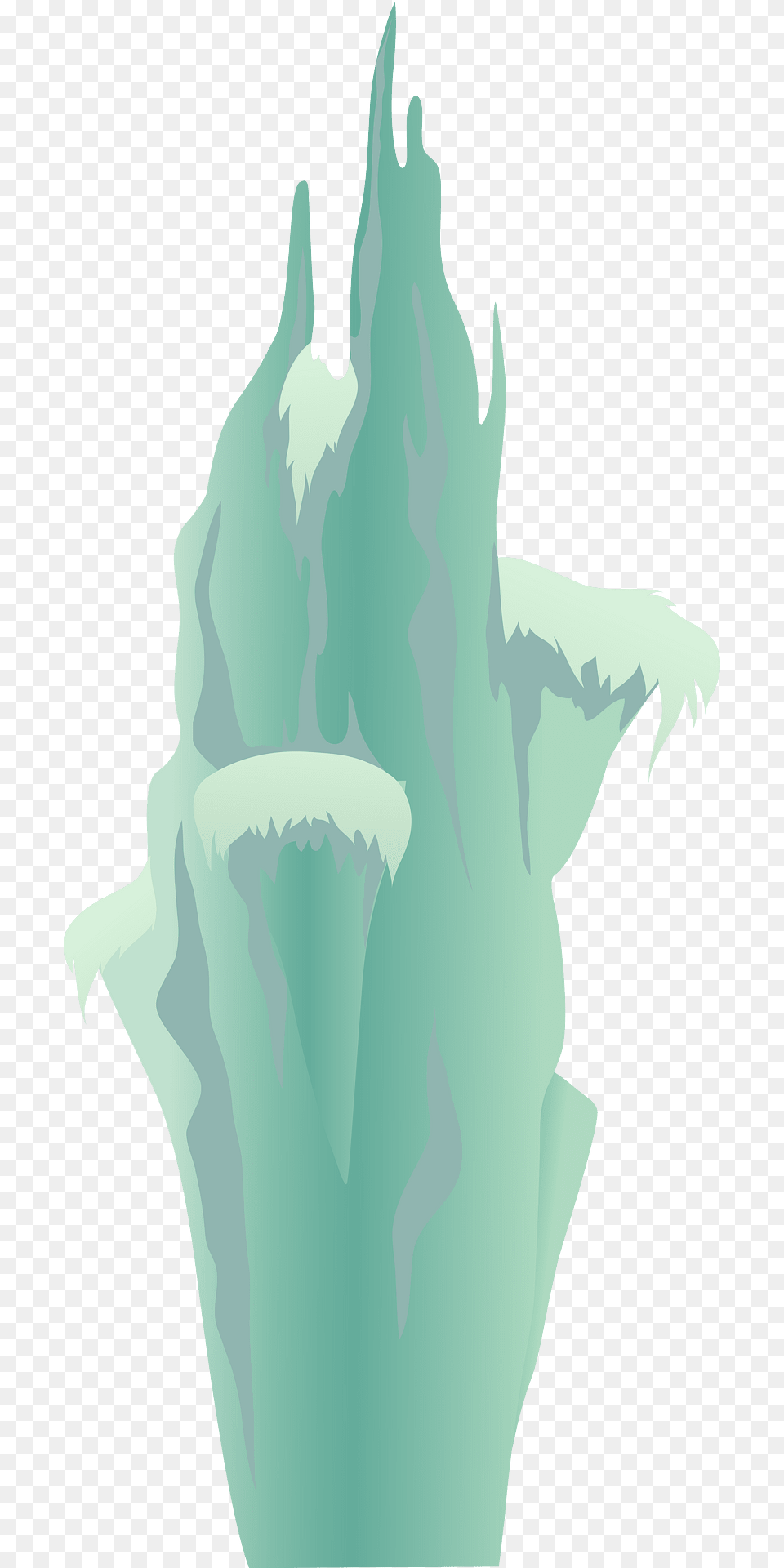 Light Green Fantasy Cliff Clipart, Ice, Nature, Outdoors, Iceberg Free Png Download