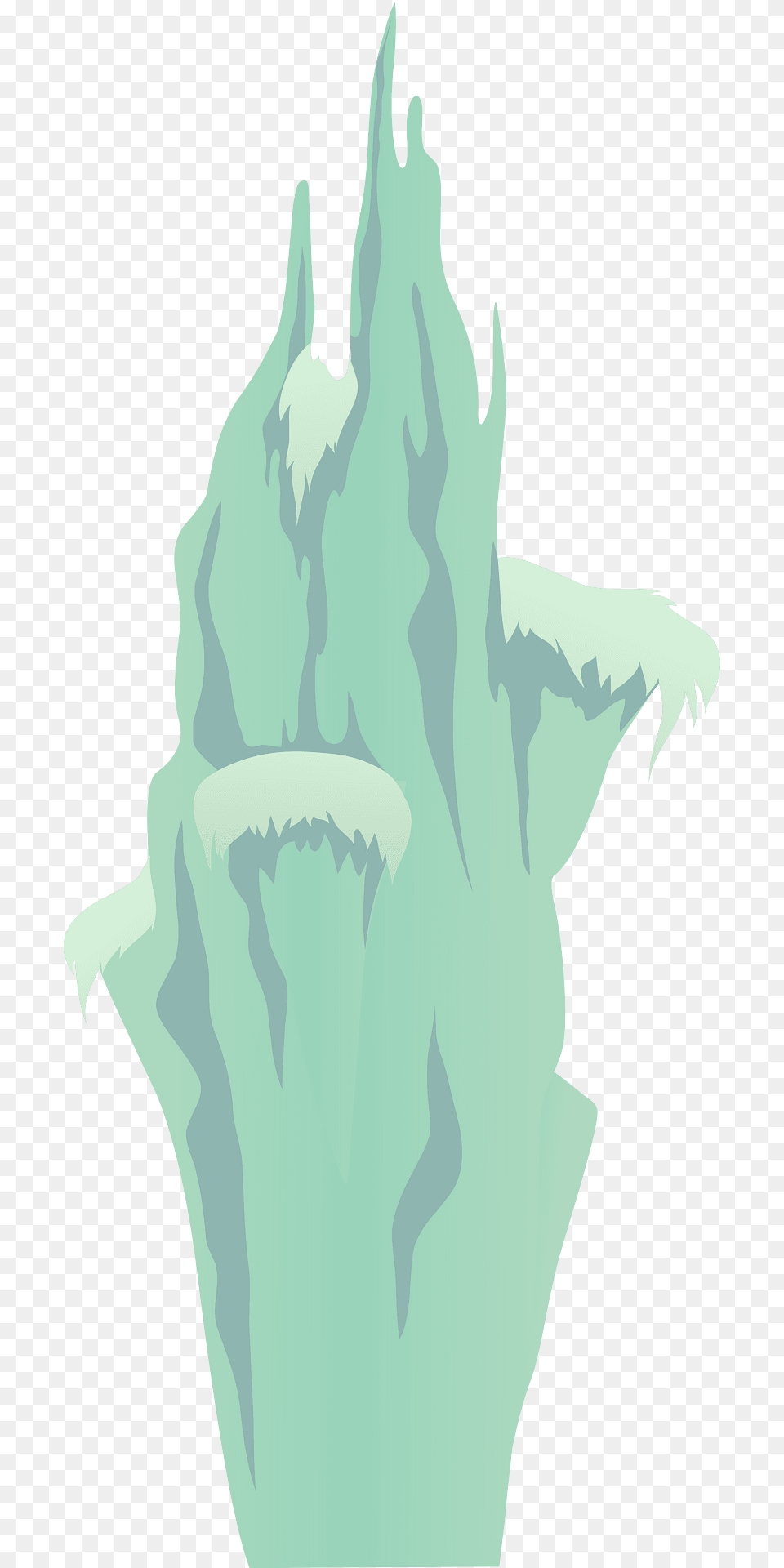 Light Green Fantasy Cliff Clipart, Ice, Nature, Outdoors, Iceberg Free Transparent Png