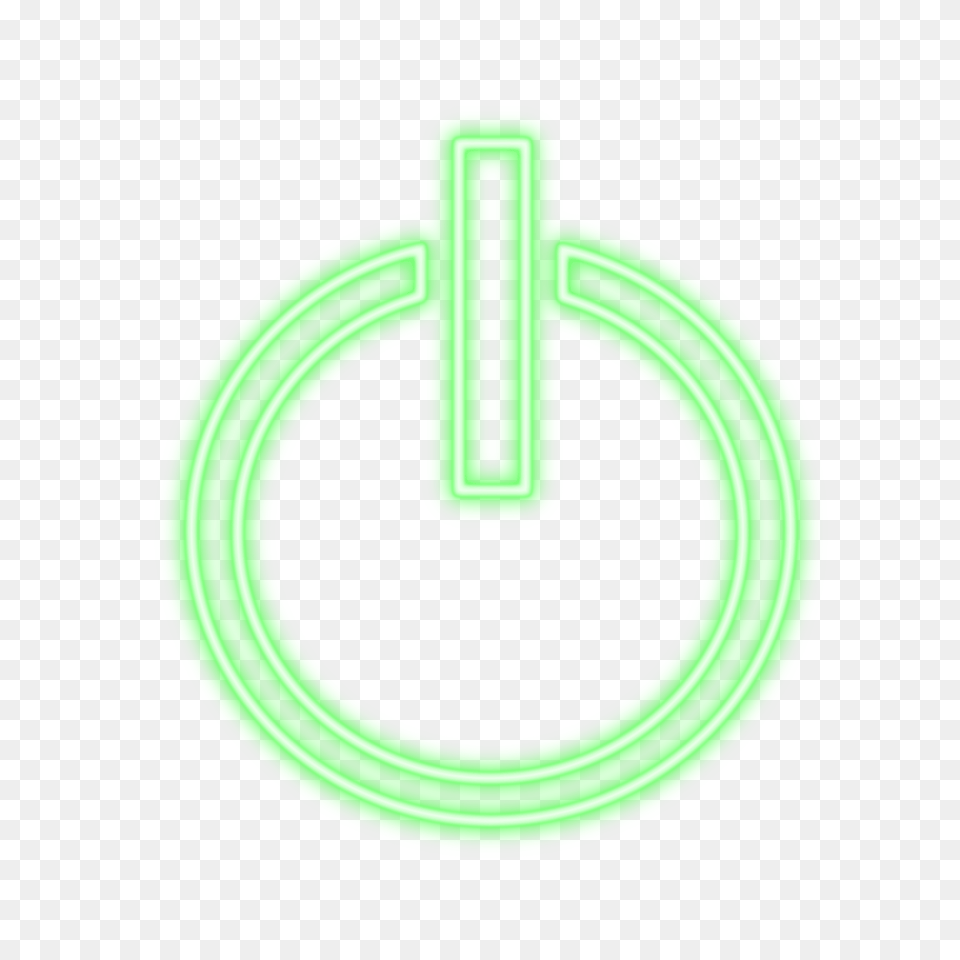 Light Grren Power Button, Green Png Image